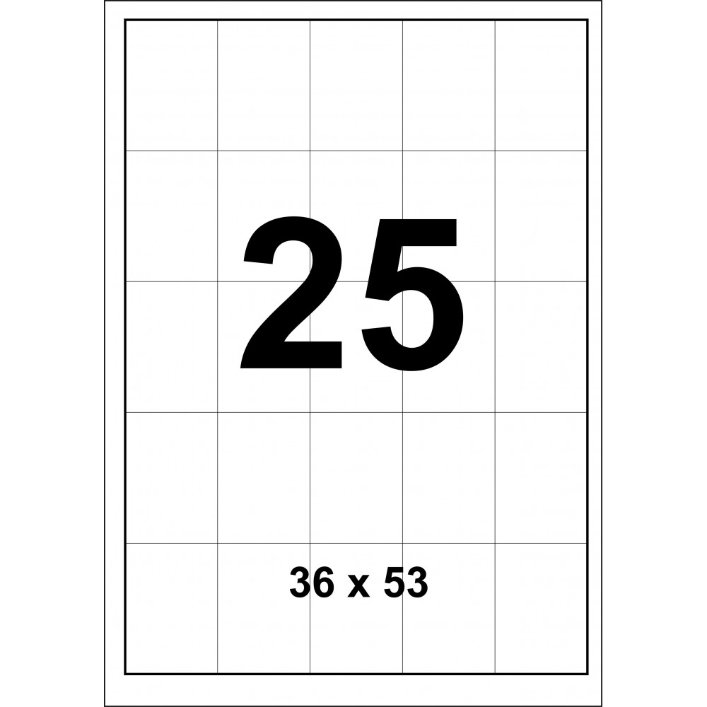 Этикетка А4-25 (36*53)