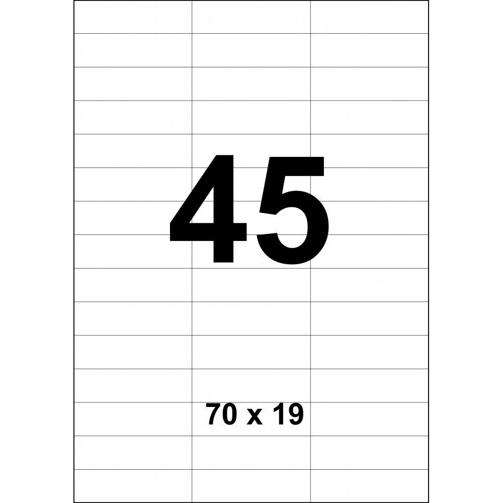Этикетка А4-45 (70*19)