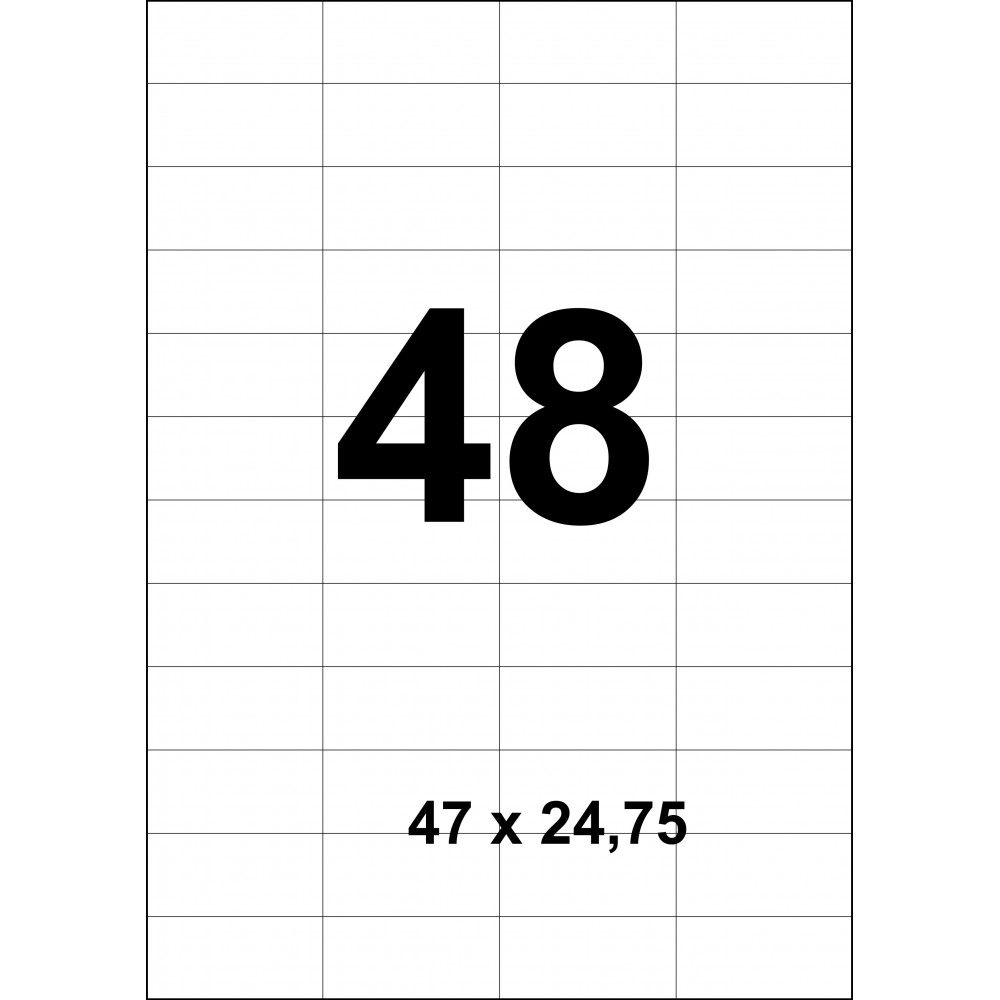 Этикетка А4-48 (47*24,75)