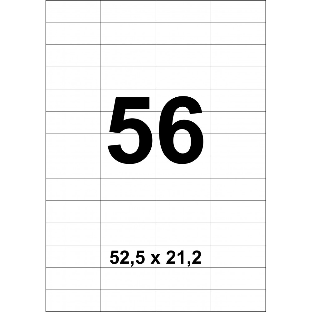 Этикетка А4-56 (52,5*21,2)
