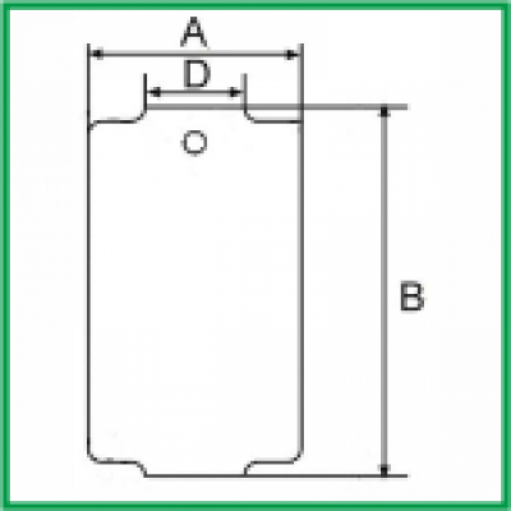 Бирка / ярлык 50х85